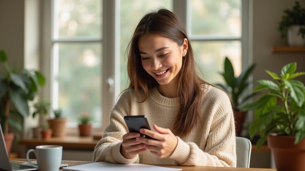 boost connection through texting