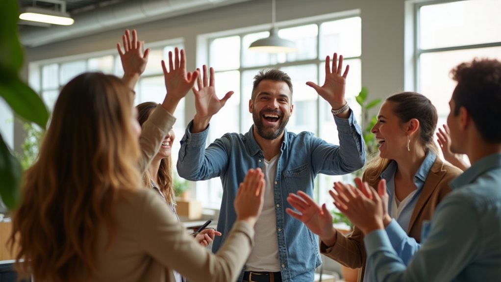 celebrate public achievements together