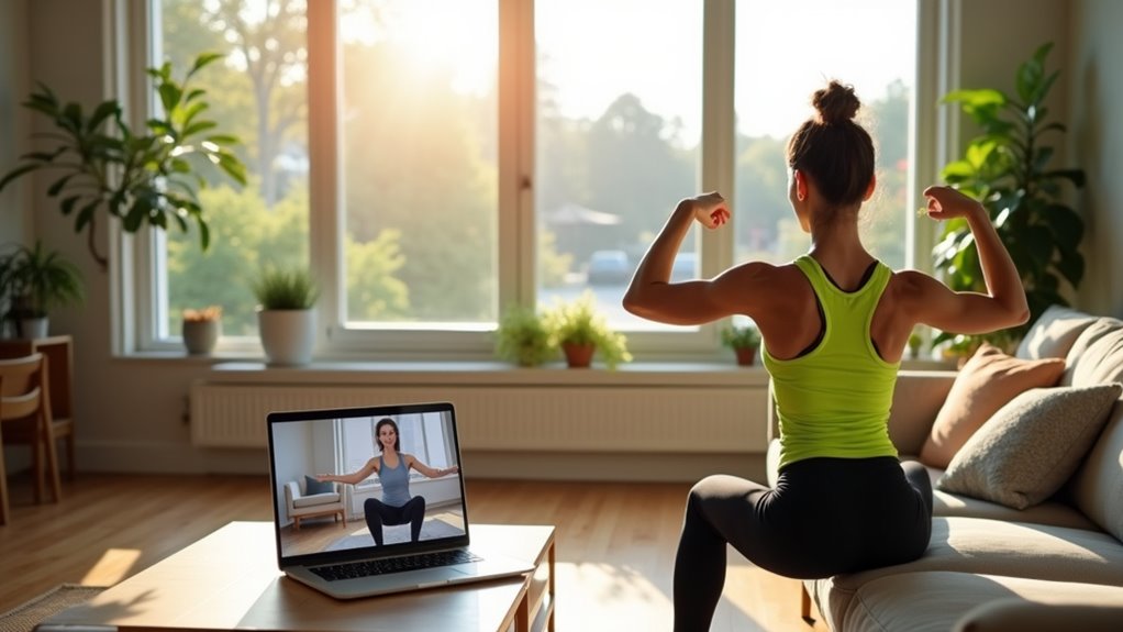 home workout technology tools
