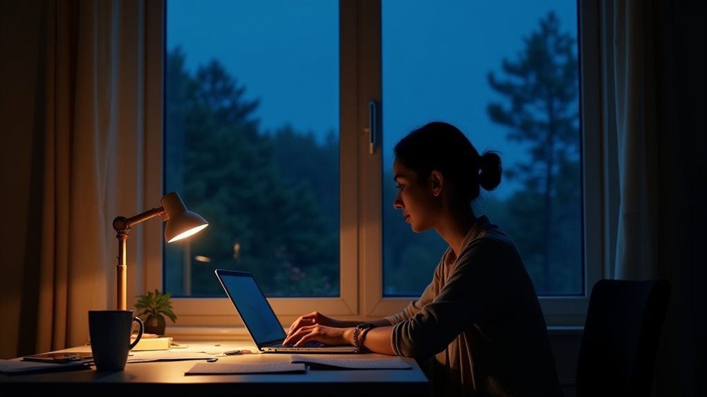 nighttime productivity and tranquility