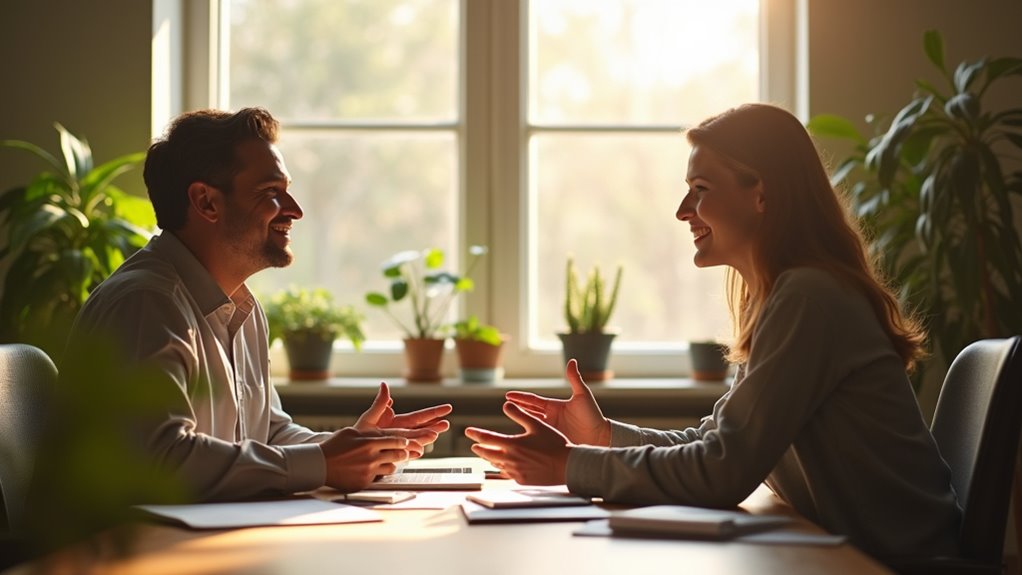 supportive words create connection